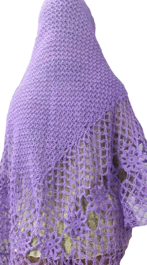 اشارپ قلاب بافی طرح عنکبوتی محلی چادگان