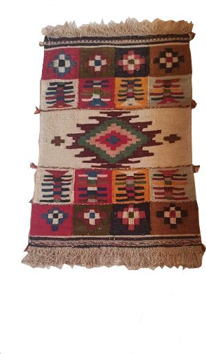 روش بافت چاکدار گلیم بومی خانگی چادگان